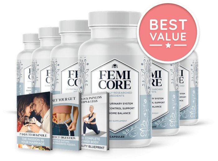 6 FemiCore bottles