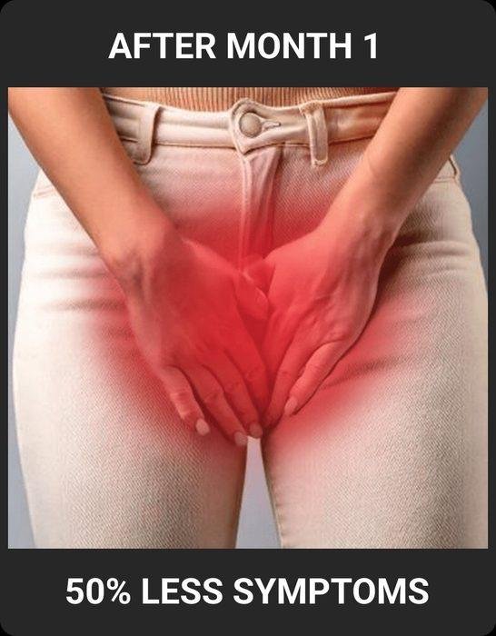 After Month 1 — 50% Less Symptoms